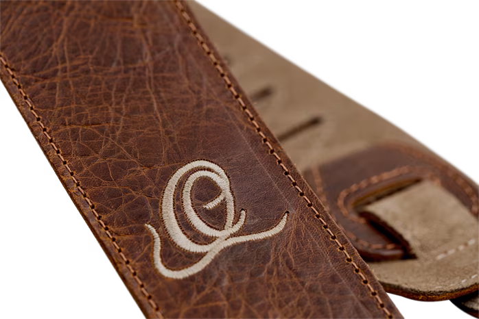 Ortega Suede Strap Vintage Malt - Sangle de guitare