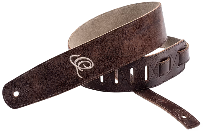 Ortega Suede Strap Peat - Sangle de guitare