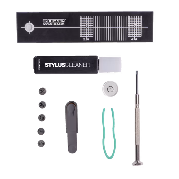 Reloop Turntable Cartridge Mount & Gauge Set - Outils universels