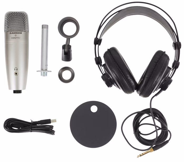 Samson C01U PRO Podcasting Pack - Microphone á condensateur USB