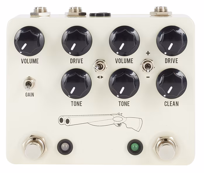 JHS Pedals Double Barrel V4 - Effet guitare