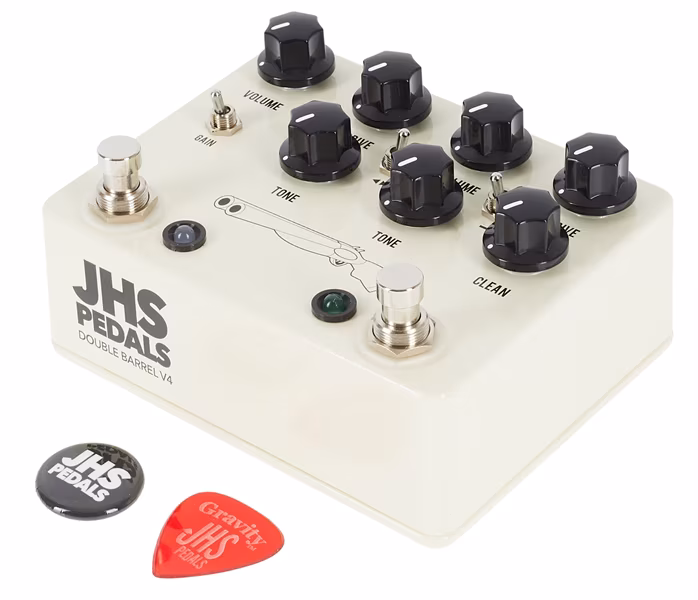 JHS Pedals Double Barrel V4 - Effet guitare
