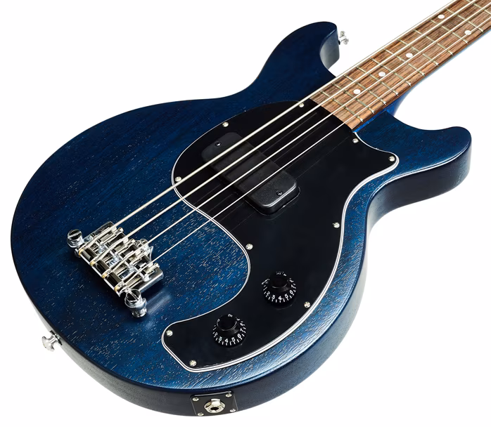 Gibson Les Paul Junior Tribute DC Bass Blue Stain (déballé) - Basse électrique