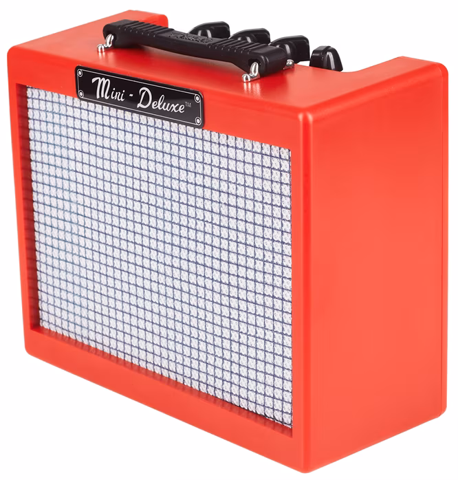 Fender Mini Deluxe Amp Red - Combo guitare a transistor