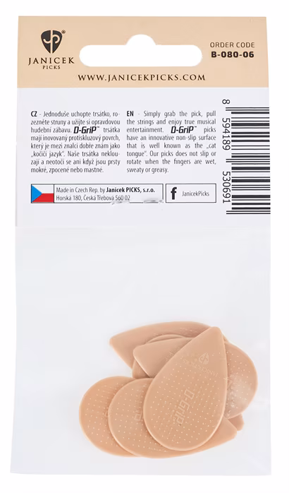 D-GriP Balkan 0.80 6 pack - Médiators