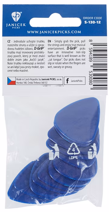 D-GriP Standard 1.30 12 pack - Médiators