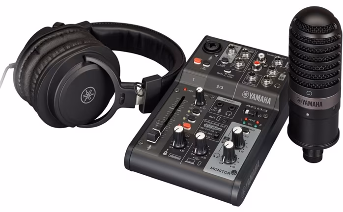 Yamaha AG03 MK2 BK LSPK - Pack d'enregistrement á domicile