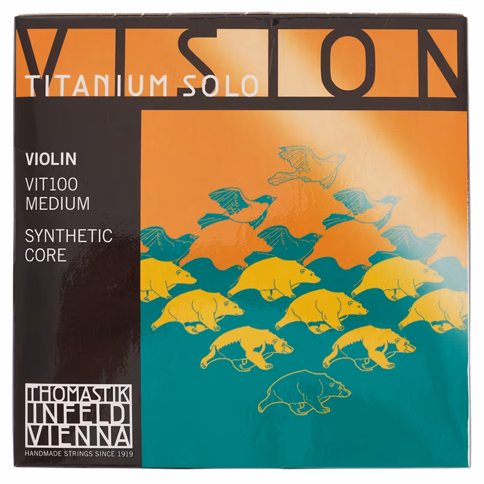 Thomastik VISION TITANIUM SOLO set violin VIT100 - Cordes pour violon