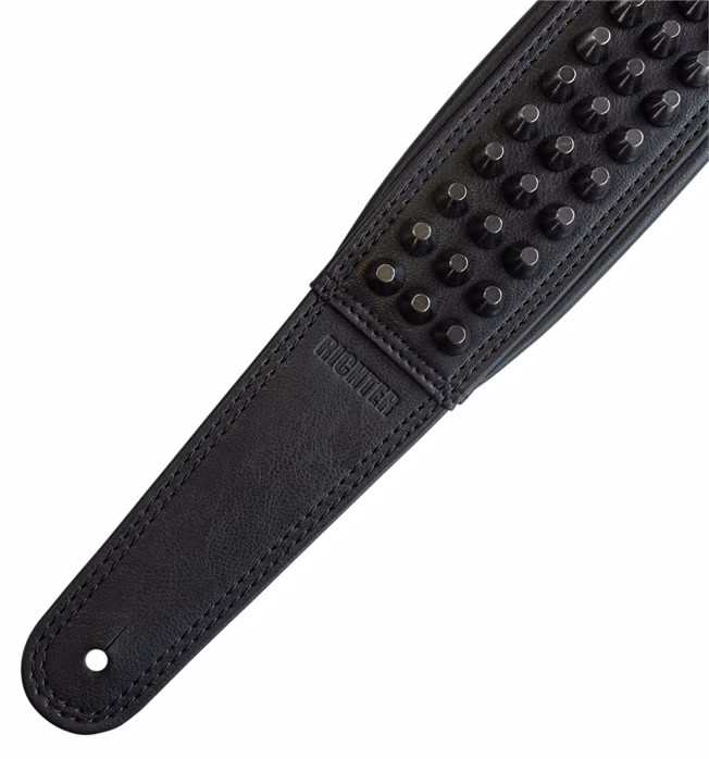 Richter Blackness Gunblack Pan Head Studs - Sangle de guitare