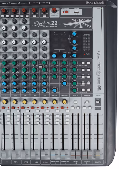 Soundcraft Signature 22 MTK - Console de mixage analogique
