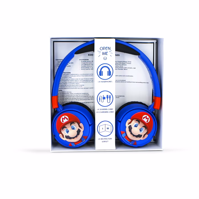 OTL Super Mario Kids Wireless Headphones - Écouteurs sans fil