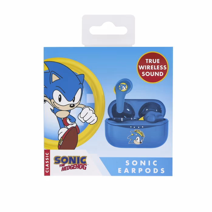 OTL SEGA Classic Sonic the Hedgehog TWS Earpods - Écouteurs sans fil