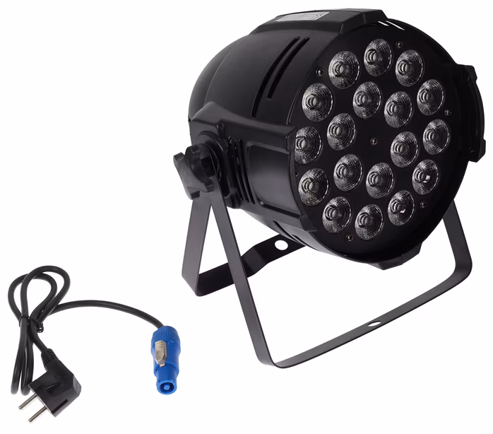 Flash LED PAR 64 18x10W RGBW 4in1 ALU (déballé) - Projecteur a LED PAR