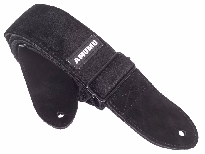 Amumu Velvet Shadow Black - Sangle de guitare