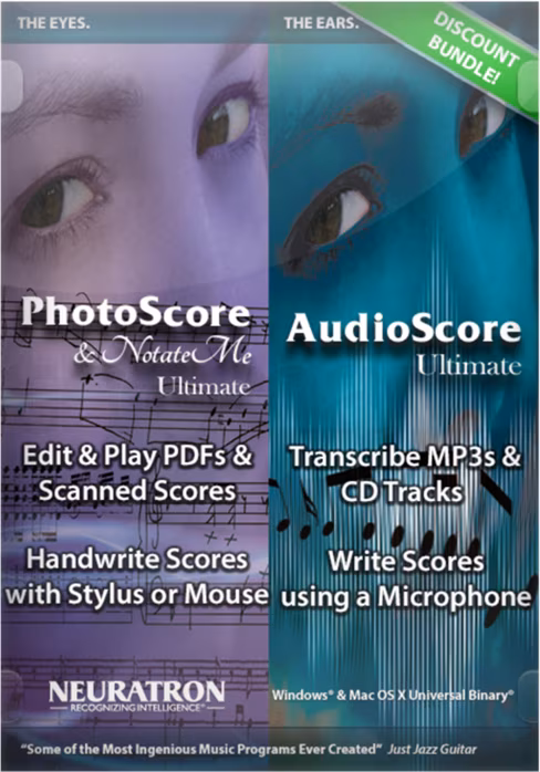 Neuratron PhotoScore/AudioScore/NotateMe Ultimate Bundle - Software