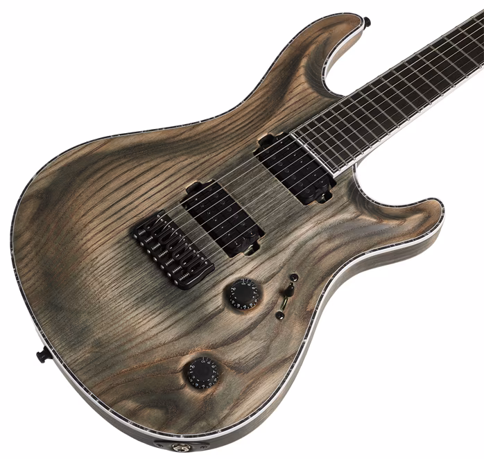 Mayones Regius Core Gothic 7 Antique Black - Guitare électrique a sept cordes