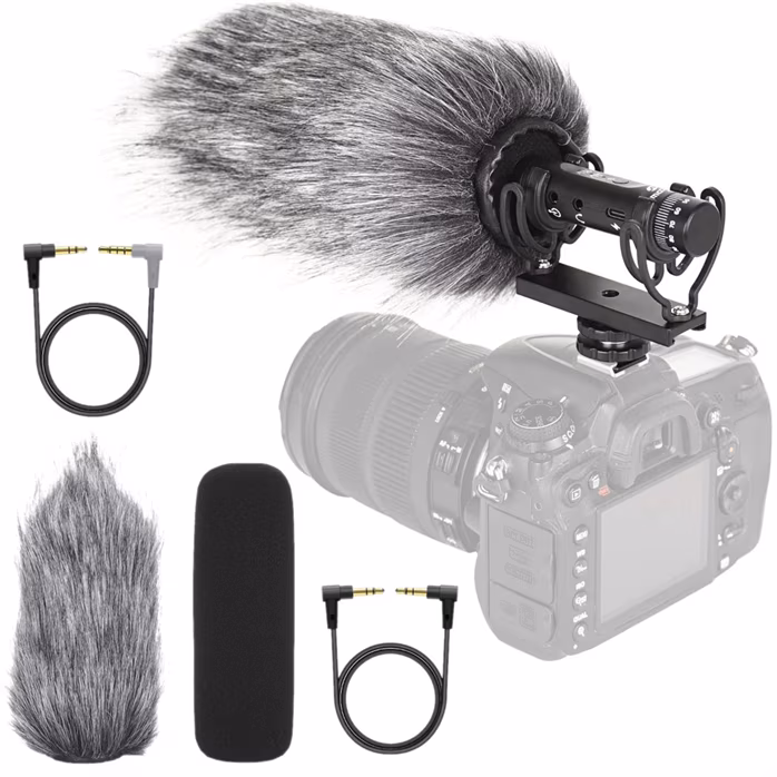 Mozos VMIC - Microphone pour Caméra/Smartphone