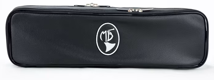 Marcus Bonna Double Case for Flute and Flautim/Piccolo with external pocket model MB, Black Nylon - Housse pour flute traversiere