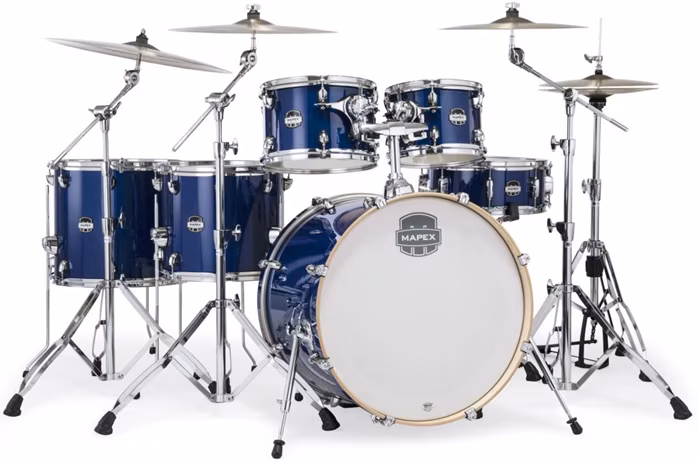 Mapex Mars Maple Rock Set II Midnight Blue - Batterie