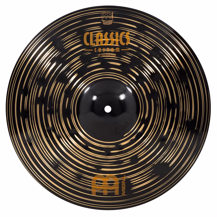 Meinl 16" Classics Custom Thin Dark Crash - Cymbale crash