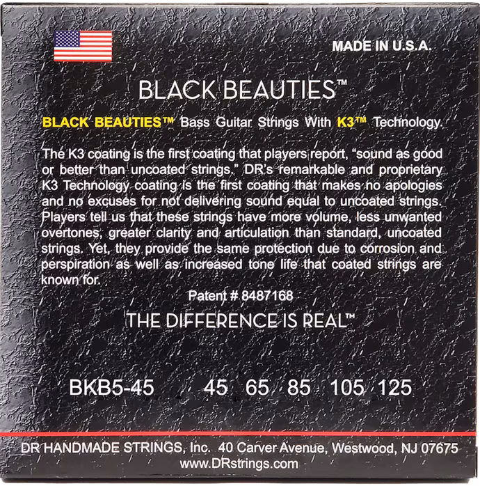 DR Strings BKB5-45 - Cordes pour basse a cinq cordes