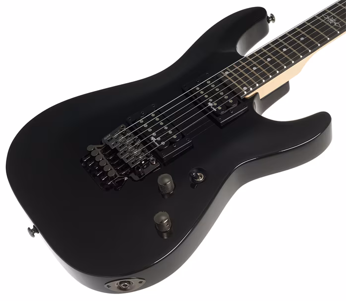 Schecter C-1 FR SGR BLK - Guitare électrique