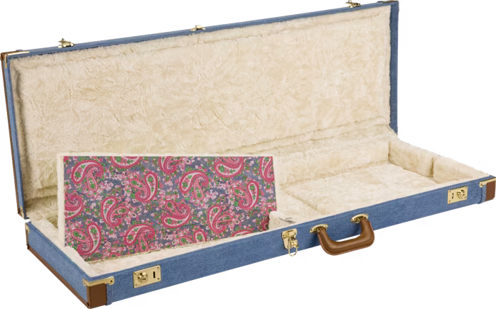 Fender Wrangler Denim Case Indigo - Coffret pour guitare électrique