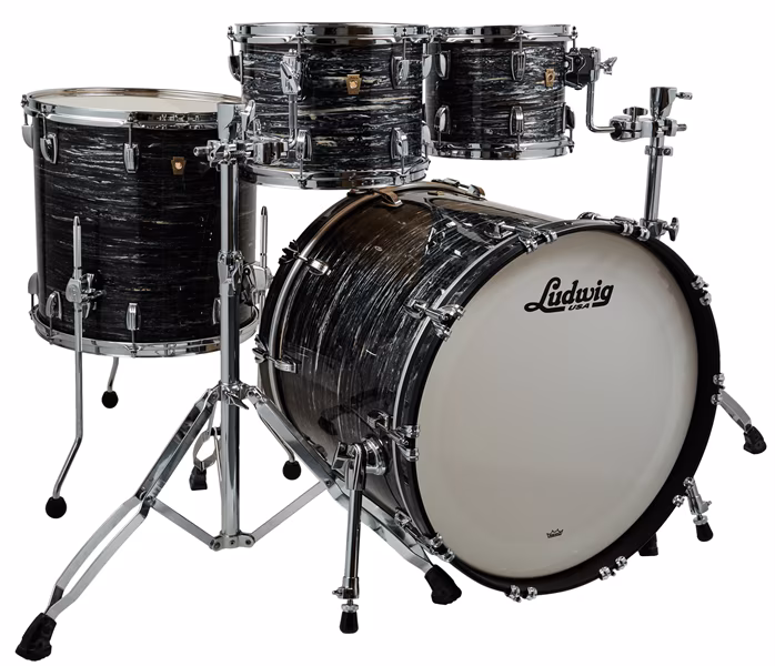 Ludwig Classic Maple Mod Vintage Black Oyster (déballé) - Batterie
