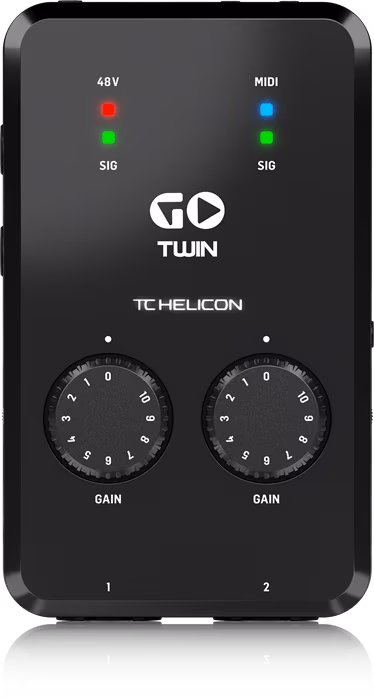 tc-helicon GO TWIN - USB Audio Interface