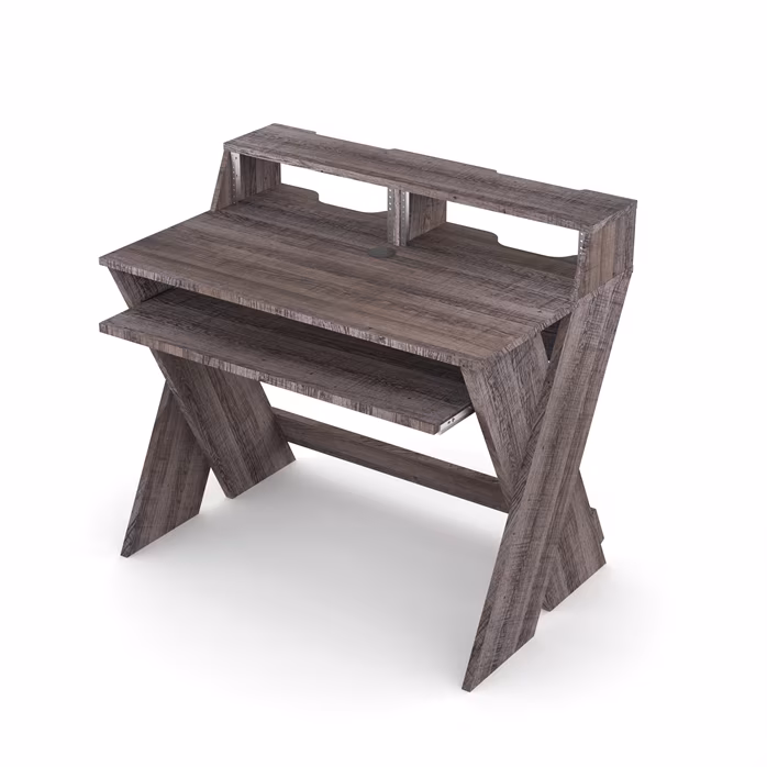 Glorious Sound Desk Compact Walnut - Mobilier de studio