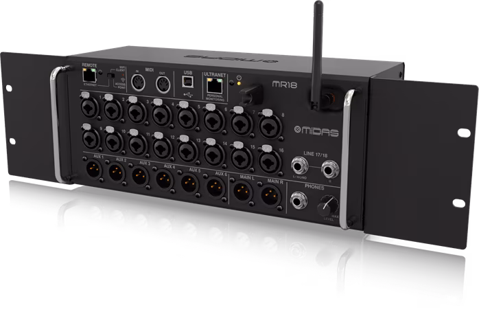 Midas MR18 - Table de mixage a télécommande