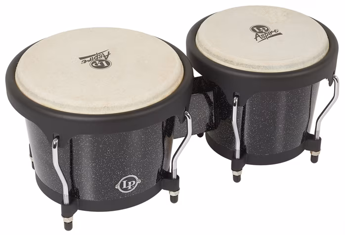 Latin Percussion Aspire Santana Black Magic Bongo - Bongos