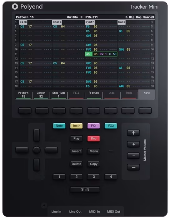 Polyend Tracker Mini (déballé) - Synthétiseur, Groovebox, Sampler