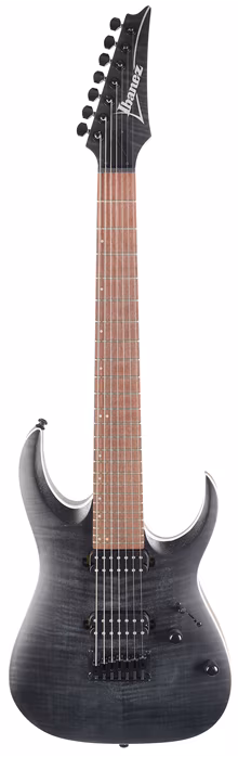 Ibanez RGA742FM Transparent Gray - Guitare électrique a sept cordes