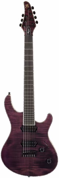 Mayones Regius 7 Dirty Purple (déballé) - Guitare électrique a sept cordes