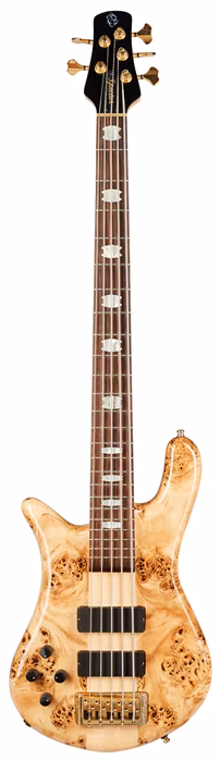 Spector 2014 EURO 5 LX Lefthand Poplar Burl Top - Basse électrique gaucher