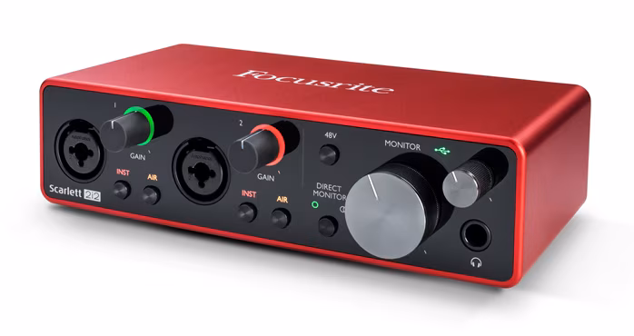 Focusrite Scarlett 2i2 3rd Gen (déballé) - USB Audio Interface