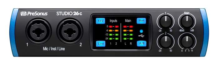 PreSonus Studio 26c - USB Audio Interface