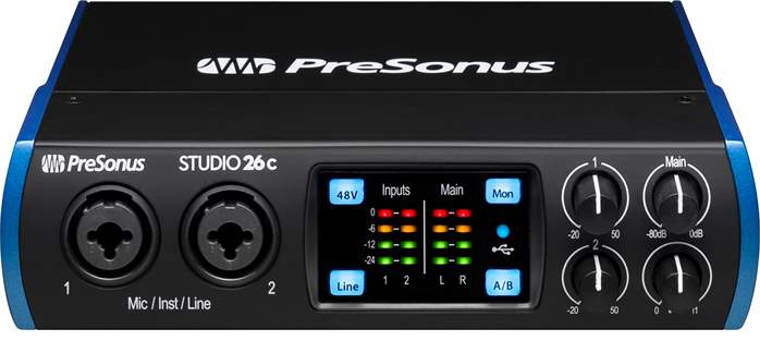 PreSonus Studio 26c - USB Audio Interface