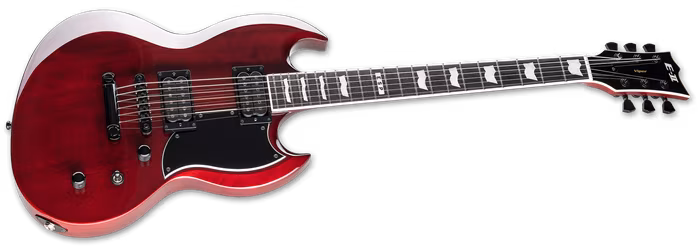 ESP E-II Viper FL See Thru Black Cherry - Guitare électrique