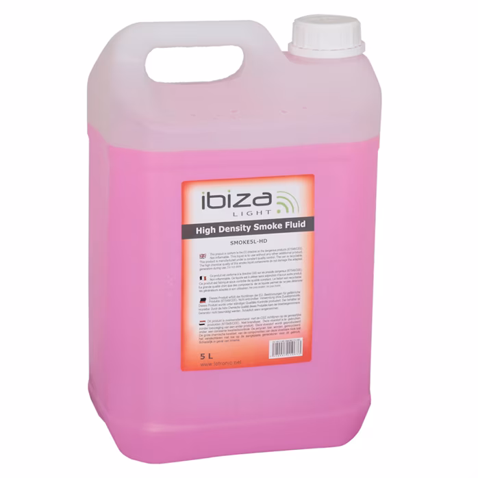 Ibiza Light SMOKE FLUID HIGH DENSITY 5 litres - Contenu