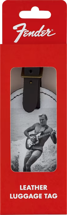 Fender Vintage Ad Luggage Tag, Surfer - Accessoires