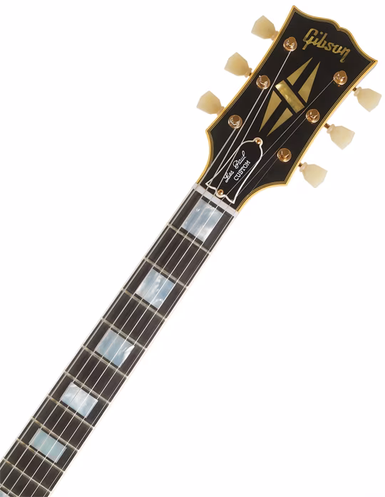Gibson Custom Shop 1957 Les Paul Custom Reissue 2-Pickup VOS Ebony - Guitare électrique
