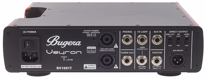 Bugera Veyron BV1001T - Amplificateur hybride pour basse