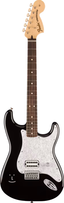 Fender Tom Delonge Strat RW BLK  - Guitare électrique