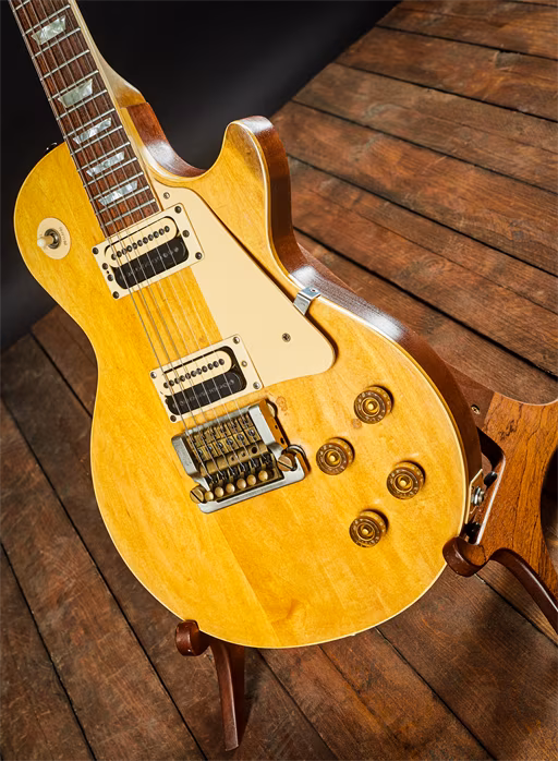 Gibson 1979 Les Paul Standard Kahler Tremolo Stripped MOD - Guitare électrique