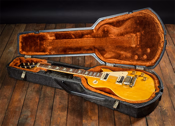 Gibson 1979 Les Paul Standard Kahler Tremolo Stripped MOD - Guitare électrique