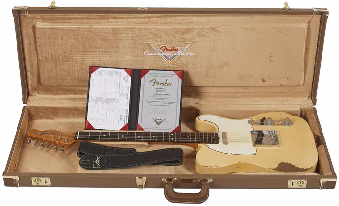 Fender Custom Shop US23-111, MBLP 60 Tele HREL SAOLW RW - Guitare électrique