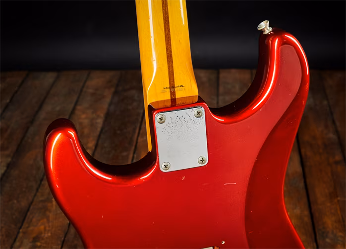 Fender 1989 Stratocaster ST57 Dimarzio PU Candy Apple Red - Guitare électrique