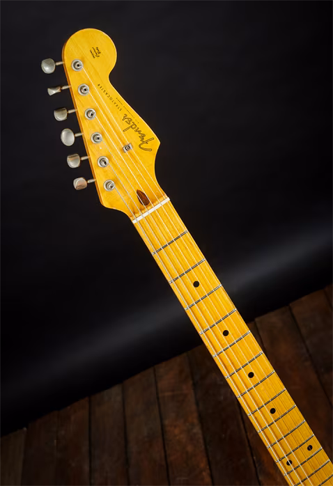 Fender 1989 Stratocaster ST57 Dimarzio PU Candy Apple Red - Guitare électrique